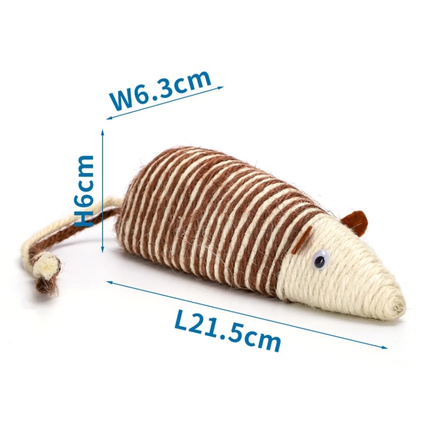 Nobleza - Lelu kissoille 6x21cm hiiri