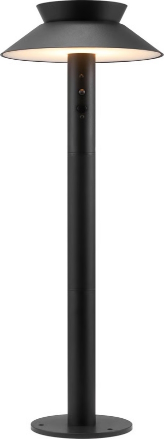 Nordlux - Aurinkokäyttöinen LED-valaisin anturilla LED/5W/3,7V IP44 musta