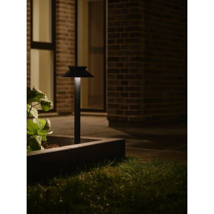 Nordlux - Aurinkokäyttöinen LED-valaisin anturilla LED/5W/3,7V IP44 musta
