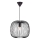 Nordlux - BERONI riippuvalaisin vaijerilla 1xE27/60W/230V musta halkaisija 40 cm