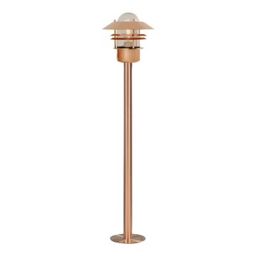 Nordlux - BLOKHUS ulkovalaisin 1xE27/60W/230V IP54 kuparinen