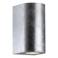 Nordlux - CANTO ulkoseinävalaisin 2xGU10/28W/230V IP44 hopea
