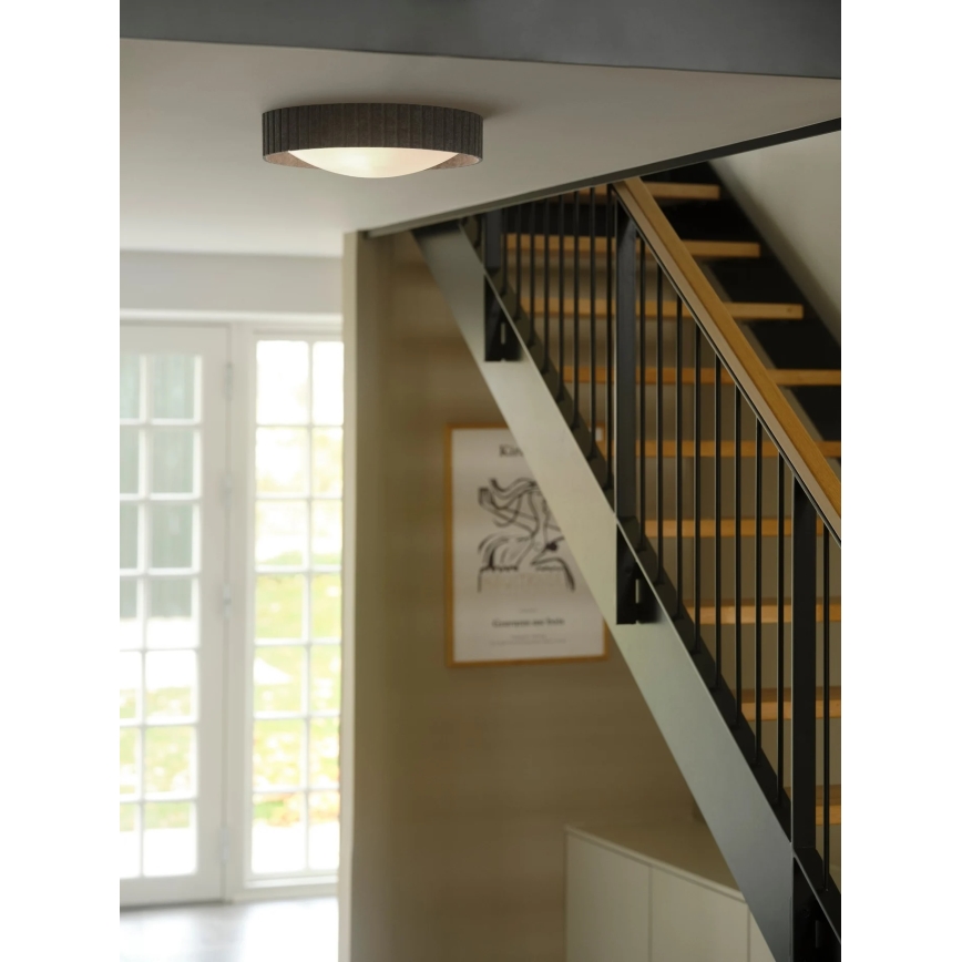 Nordlux - CORATO-kattovalaisin 3×E14/15 W/230 V, halkaisija 42 cm, harmaa