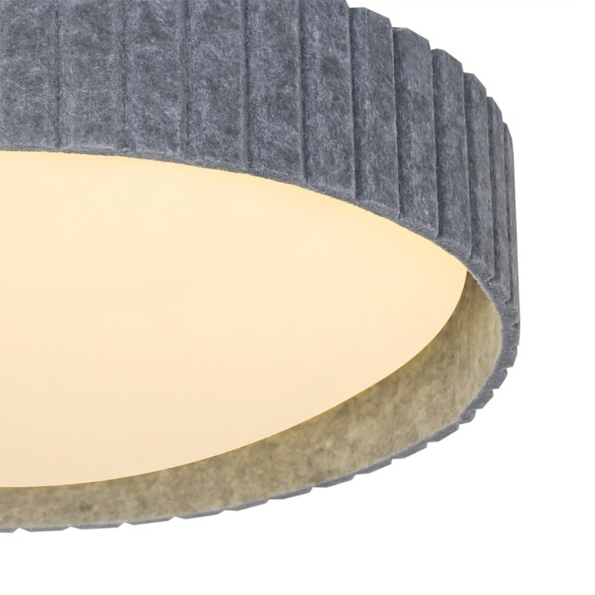 Nordlux - CORATO-kattovalaisin 3×E14/15 W/230 V, halkaisija 42 cm, harmaa