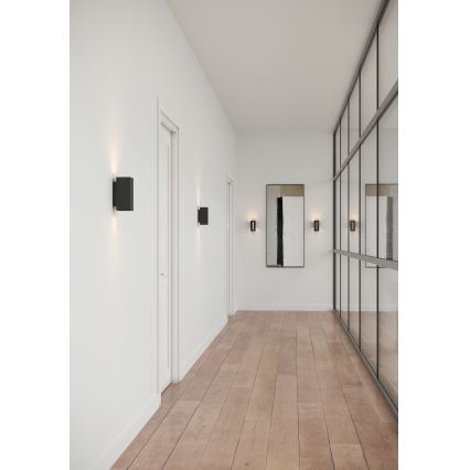 Nordlux - LED himmennettävä seinävalaisin CURTIZ 2xLED/4,5W/230V musta