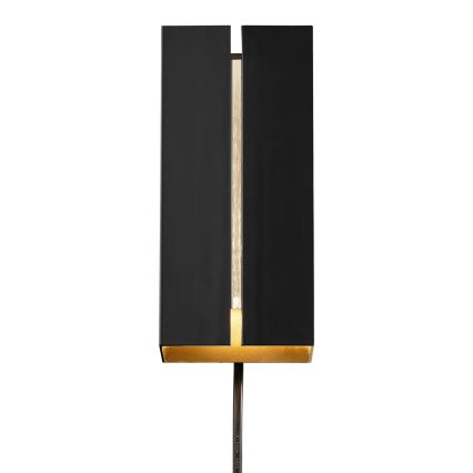 Nordlux - LED himmennettävä seinävalaisin CURTIZ 2xLED/4,5W/230V musta