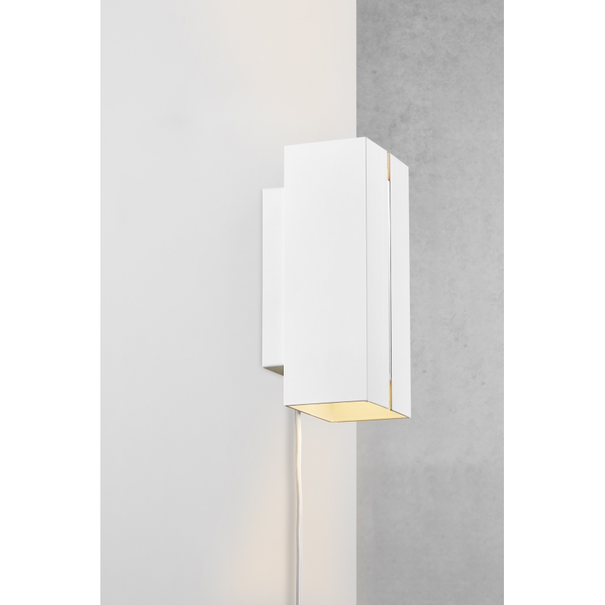 Nordlux - LED himmennettävä seinävalaisin CURTIZ 2xLED/4,5W/230V valkoinen