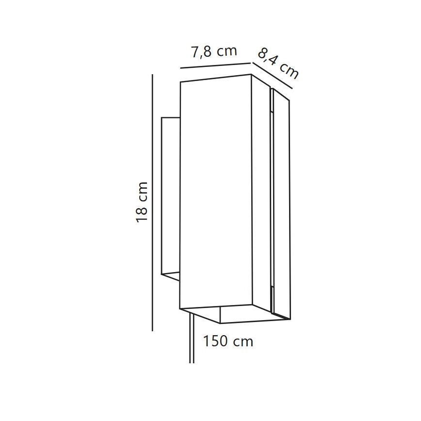 Nordlux - LED himmennettävä seinävalaisin CURTIZ 2xLED/4,5W/230V valkoinen