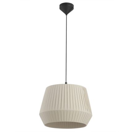 Nordlux - DICTE-riippuvalaisin vaijerilla 1xE27/60W/230V, halkaisija 40 cm, beige
