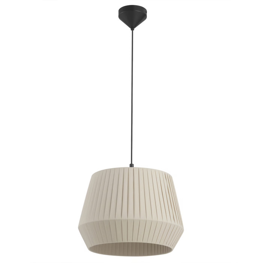 Nordlux - DICTE-riippuvalaisin vaijerilla 1xE27/60W/230V, halkaisija 40 cm, beige