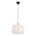 Nordlux - DICTE riippuvalaisin vaijerilla 1xE27/60W/230V, Ø 40 cm, valkoinen