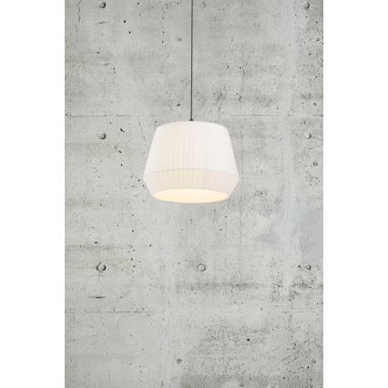 Nordlux - DICTE riippuvalaisin vaijerilla 1xE27/60W/230V, Ø 40 cm, valkoinen