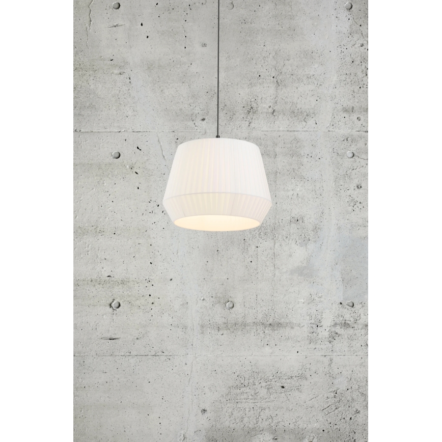 Nordlux - DICTE riippuvalaisin vaijerilla 1xE27/60W/230V, Ø 40 cm, valkoinen