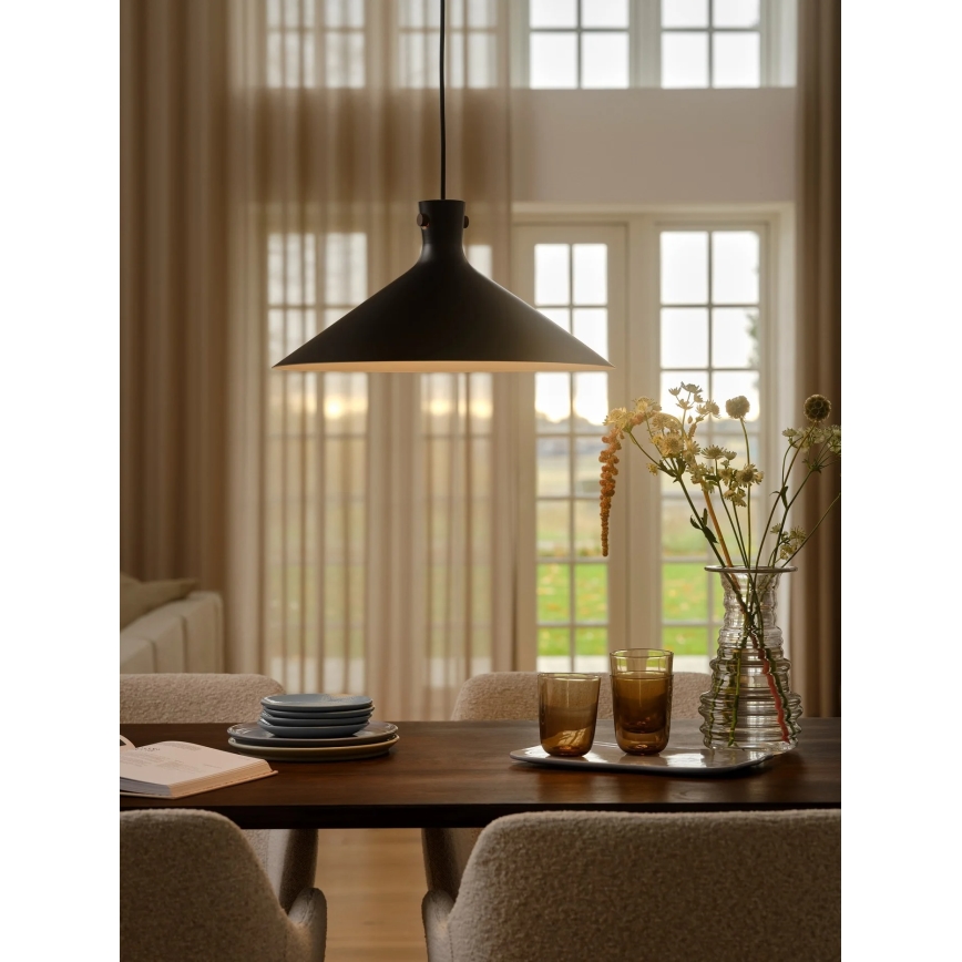 Nordlux - DORINA riippuvalaisin 1xE27/60W/230V musta