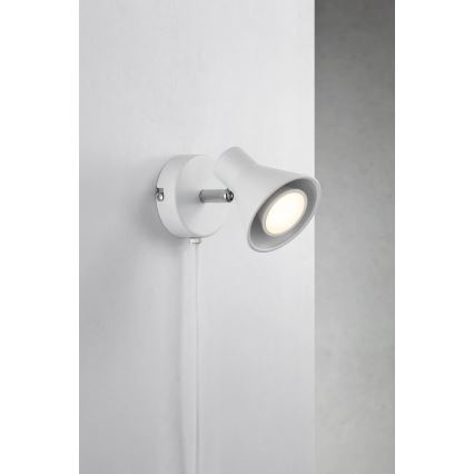 Nordlux - EIK-seinävalaisin 1xGU10/35W/230V, valkoinen