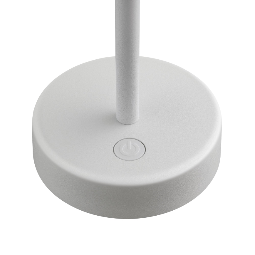 Nordlux - LED himmennettävä ladattava ulkokäyttöön tarkoitettu pöytävalaisin ELLEN LED/2,8W/3,7V IP44 valkoinen