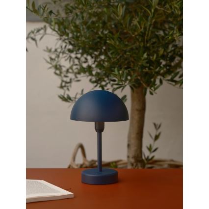 Nordlux - ELLEN, LED-himmennettävä ladattava kosketusohjattu ulkokäyttöön tarkoitettu pöytävalaisin LED/2,8W/3,7V IP44 sininen