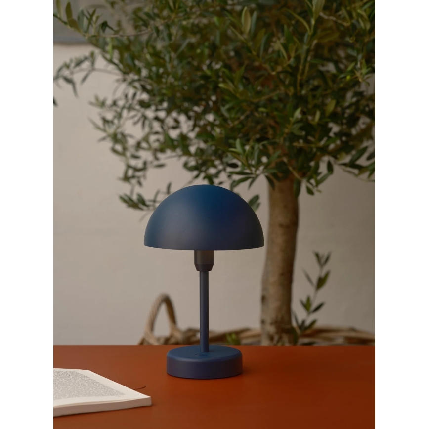 Nordlux - ELLEN, LED-himmennettävä ladattava kosketusohjattu ulkokäyttöön tarkoitettu pöytävalaisin LED/2,8W/3,7V IP44 sininen