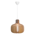 Nordlux - HAZO-riippuvalaisin 1xE27/60W/230V beige