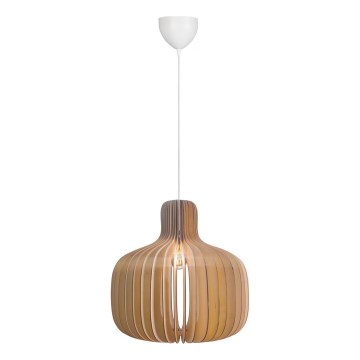 Nordlux - HAZO-riippuvalaisin 1xE27/60W/230V beige