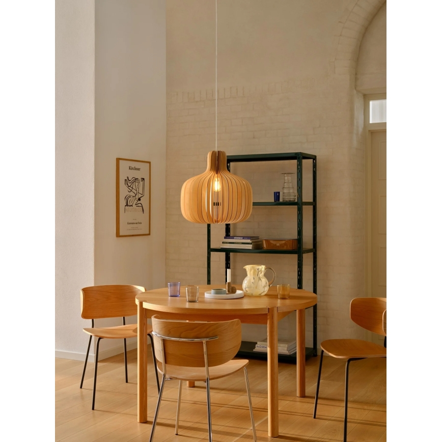 Nordlux - HAZO-riippuvalaisin 1xE27/60W/230V beige