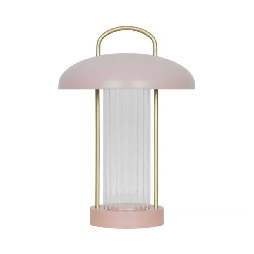 Nordlux - LED-himmennettävä ladattava kosketusohjattu pöytälamppu MIRANO LED/3W/3,7V vaaleanpunainen