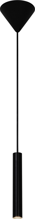 Nordlux - Himmennettävä LED-kattokruunu johdossa OMARI LED/4,4W/230V musta