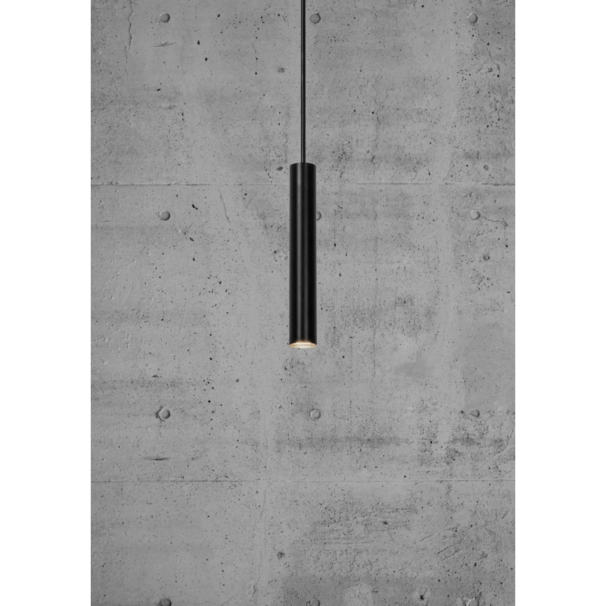 Nordlux - Himmennettävä LED-kattokruunu johdossa OMARI LED/4,4W/230V musta