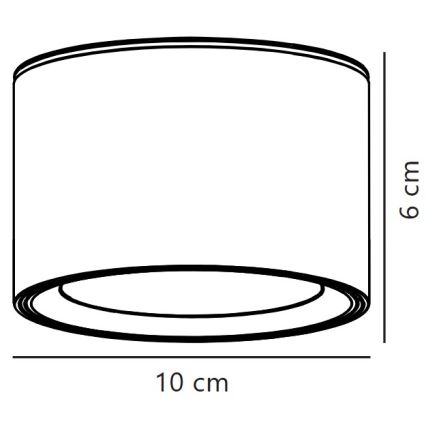 Nordlux - Himmennettävä LED-kattovalaisin FALLON LED/5,5W/230V 2700K valkoinen