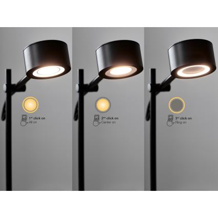 Nordlux - Himmennettävä LED-lattiavalaisin CLYDE 2xLED/4W/230V