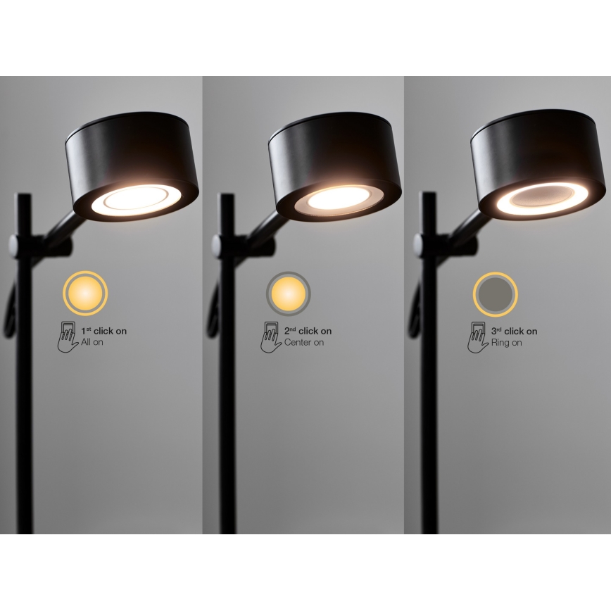 Nordlux - Himmennettävä LED-lattiavalaisin CLYDE 2xLED/4W/230V