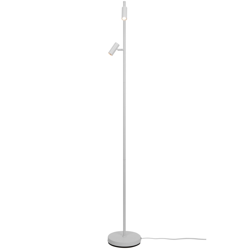 Nordlux - LED Himmennettävä kosketus lattialamppu OMARI 2xLED/3,2W/230V valkoinen