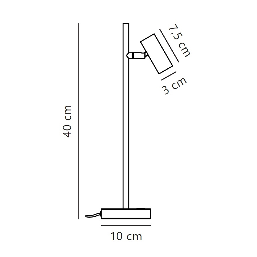 Nordlux - Himmennettävä LED-pöytävalaisin OMARI LED/3,2W/230V valkoinen