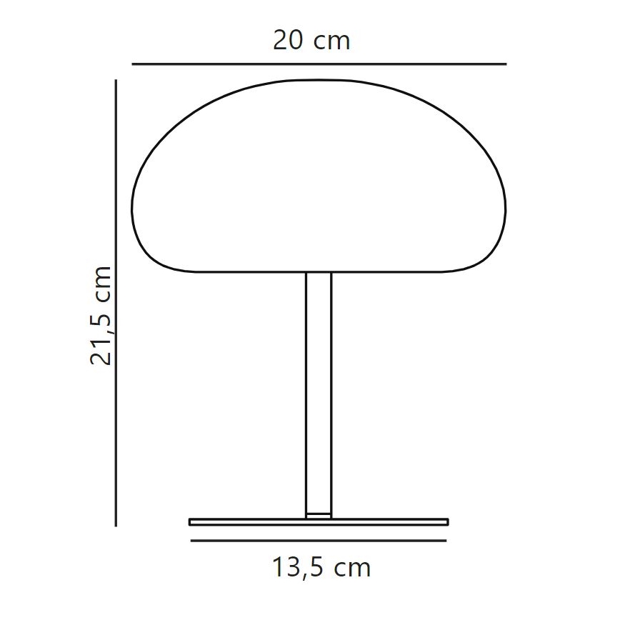 Nordlux - Himmennettävä LED-ulkopöytälamppu SPONGE LED/4,8W/3,7V IP65 4400 mAh