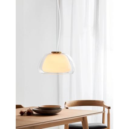 Nordlux - JELLY riippuvalaisin johdolla 1xE27/40W/230V valkoinen/kirkas