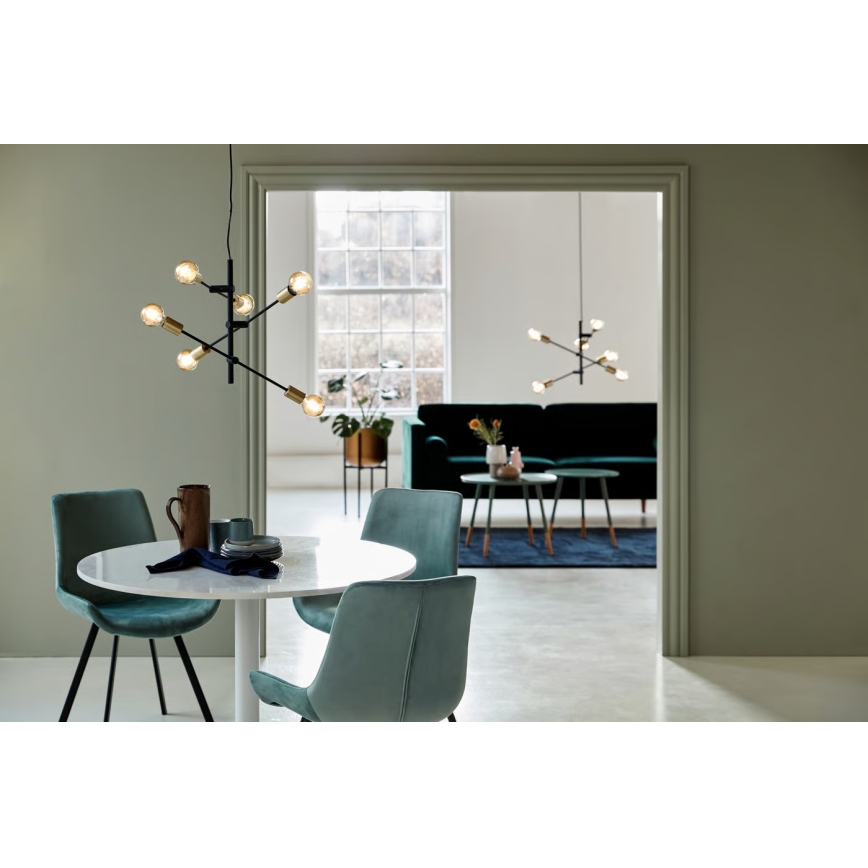 Nordlux - JOSEFINE-riippuvalaisin vaijerilla 6xE27/25W/230V