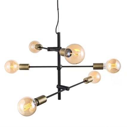Nordlux - JOSEFINE-riippuvalaisin vaijerilla 6xE27/25W/230V