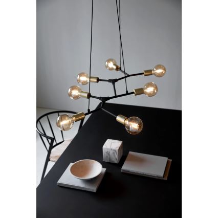 Nordlux - JOSEFINE riippuvalaisin vaijerilla 7xE27/60W/230V