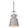 Nordlux - Kattokruunu johdossa ADRIAN 1xE27/25W/230V halkaisija 16 cm harmaa