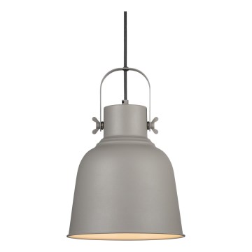 Nordlux - Kattokruunu johdossa ADRIAN 1xE27/25W/230V halkaisija 25 cm harmaa
