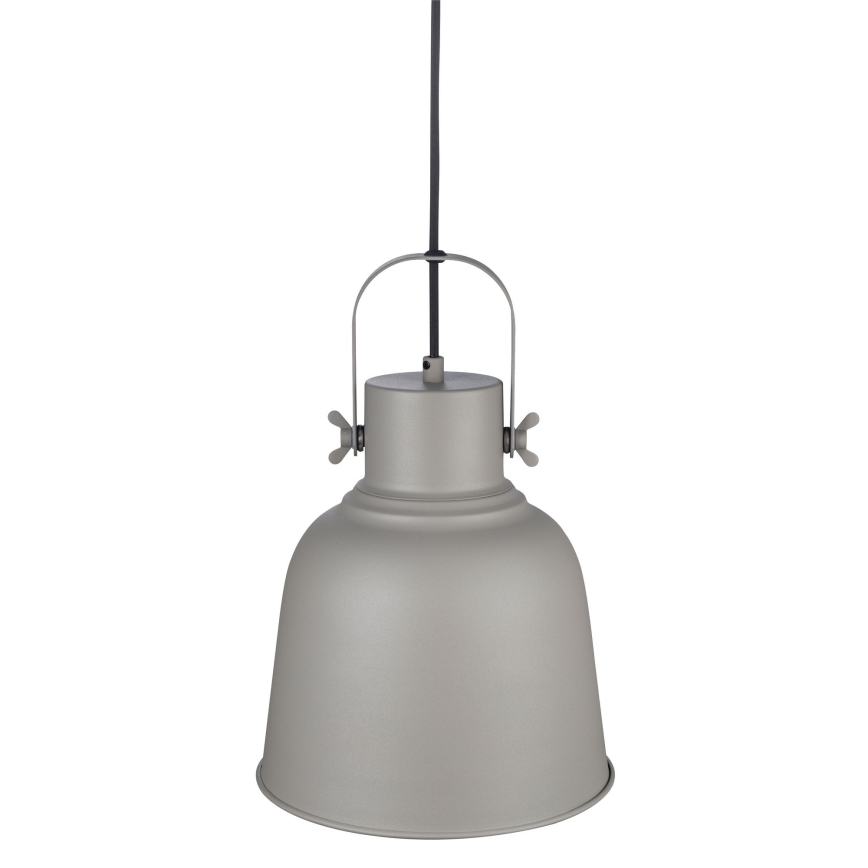 Nordlux - Kattokruunu johdossa ADRIAN 1xE27/25W/230V halkaisija 25 cm harmaa