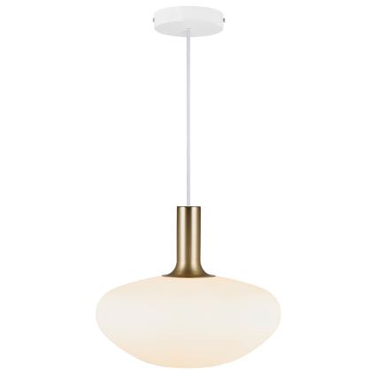 Nordlux - Kattokruunu johdossa ALTON 1xE27/60W/230V valkoinen/musta/messinki