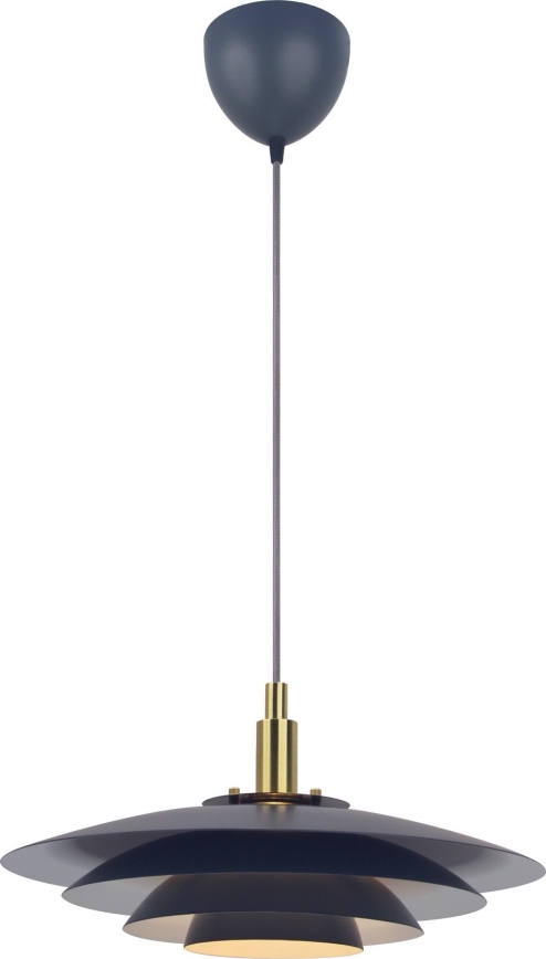 Nordlux - Kattokruunu johdossa BRETAGNE 1xG9/25W/230V antrasiitti