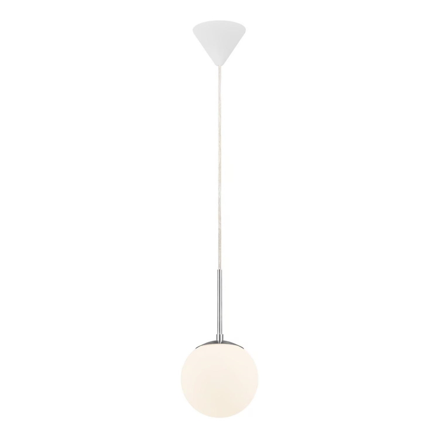 Nordlux - Kattokruunu johdossa CAFE 1xE27/15W/230V halkaisija 15 cm valkoinen