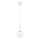 Nordlux - Kattokruunu johdossa CAFE 1xE27/15W/230V halkaisija 15 cm valkoinen