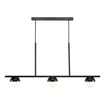 Nordlux - Kattokruunu johdossa CONTINA 3xG9/5W/230V musta