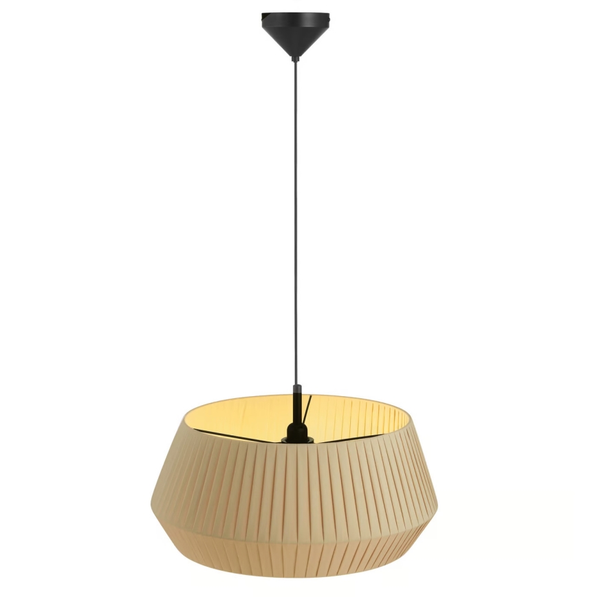 Nordlux - Kattokruunu johdossa DICTE 1xE27/60W/230V halkaisija 53 cm beige