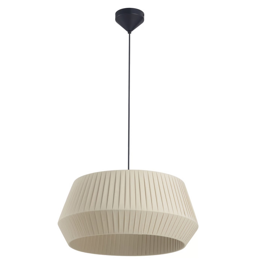 Nordlux - Kattokruunu johdossa DICTE 1xE27/60W/230V halkaisija 53 cm beige