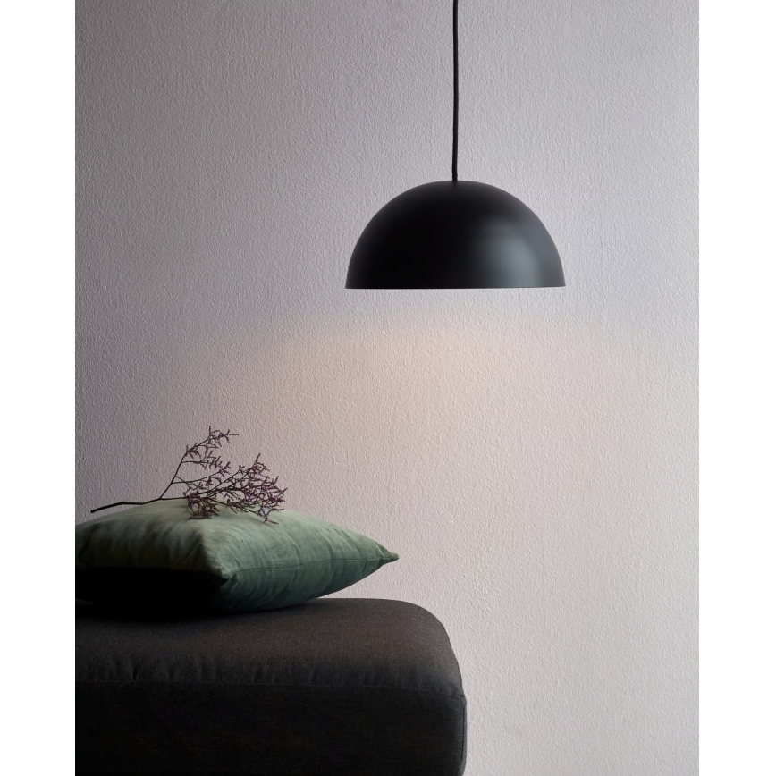Nordlux - Kattokruunu johdossa ELLEN 1xE27/40W/230V halkaisija 30 cm musta