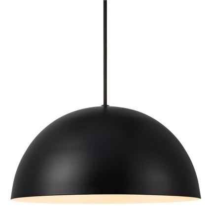 Nordlux - Kattokruunu johdossa ELLEN 1xE27/40W/230V halkaisija 30 cm musta